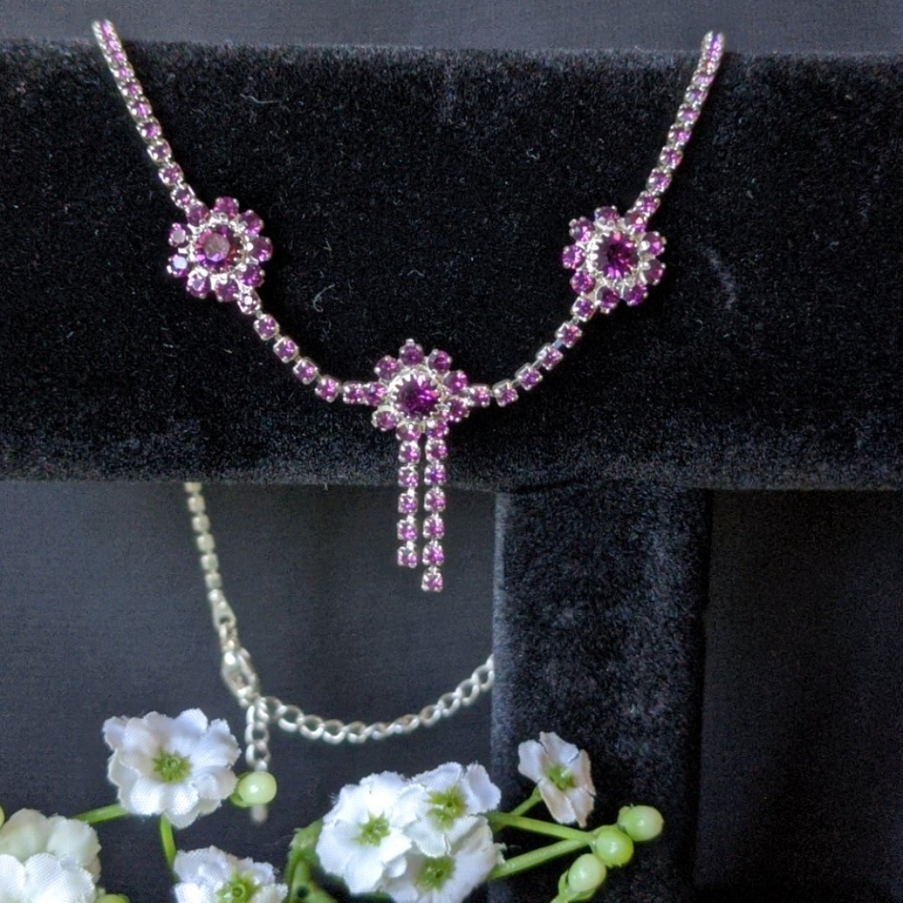 PURPLE DAINTY NECKLACE